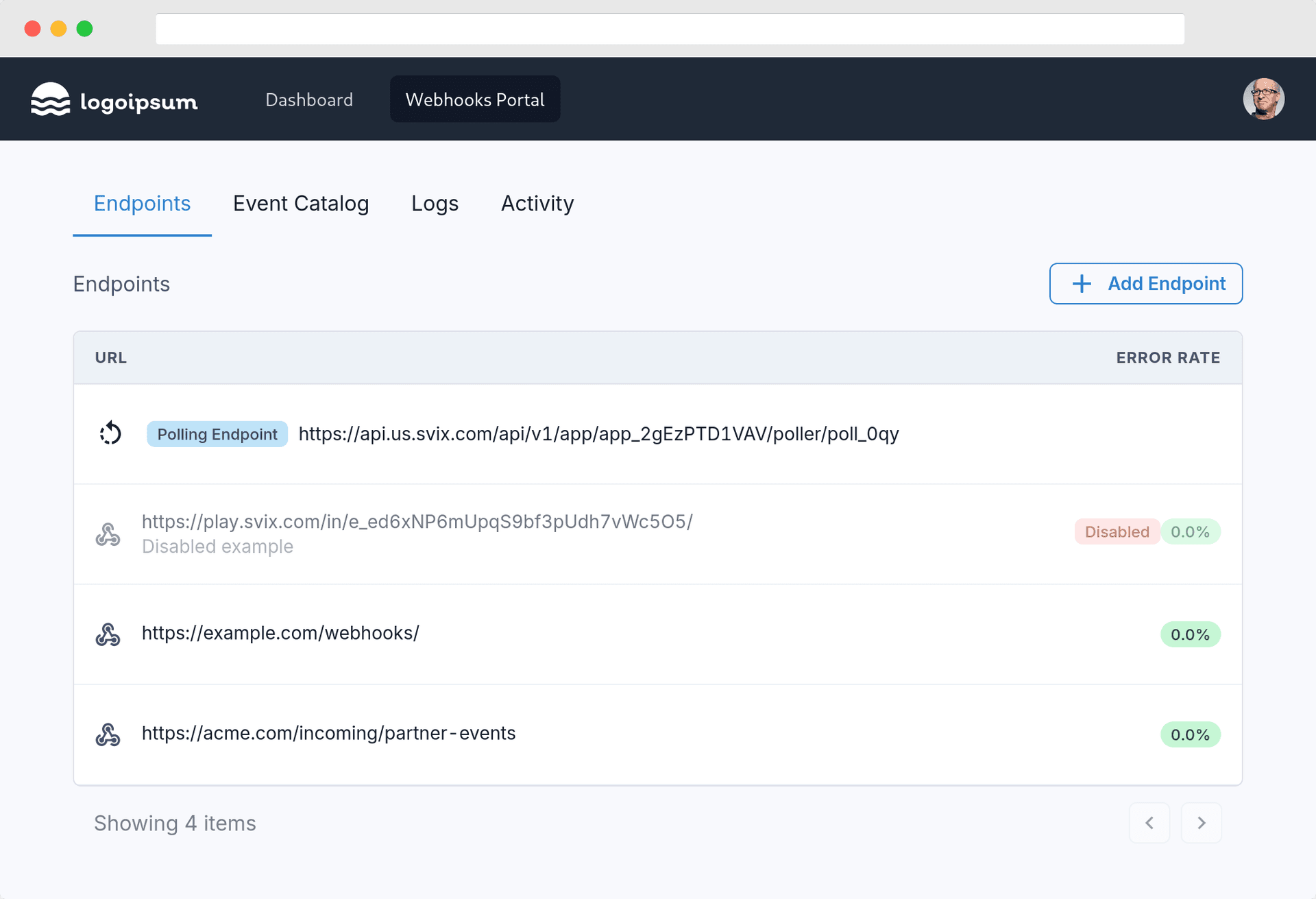Embedded App Portal screenshot