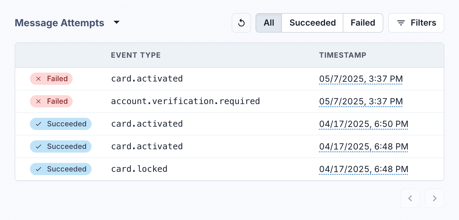 Observability Feature Screenshot