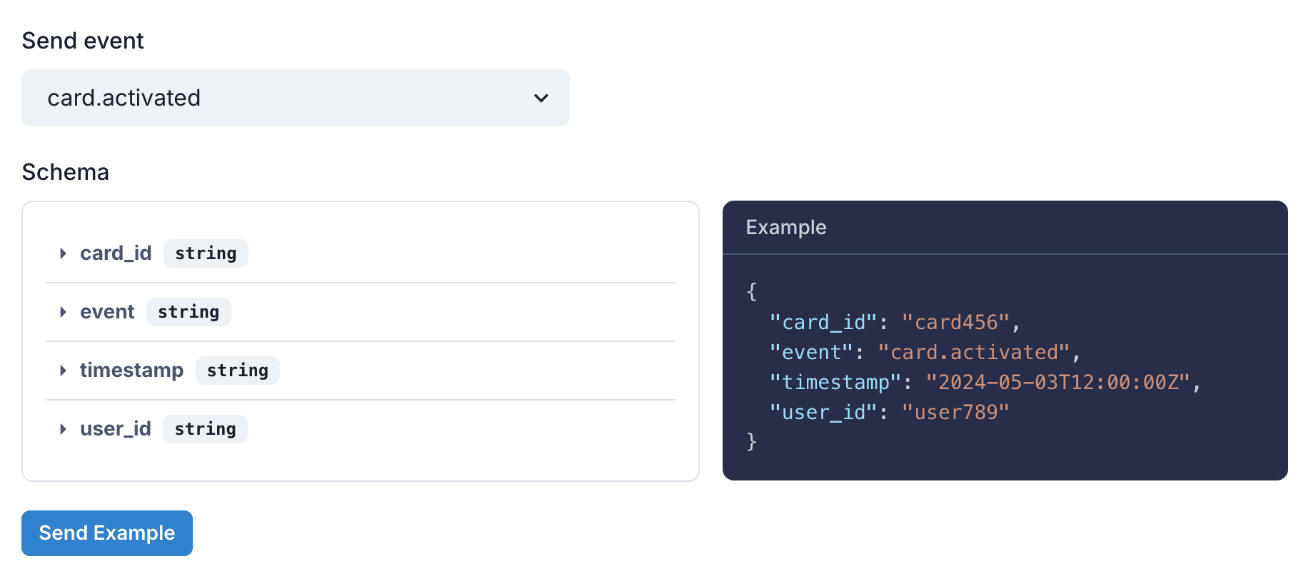 Webhook Testing Feature Screenshot