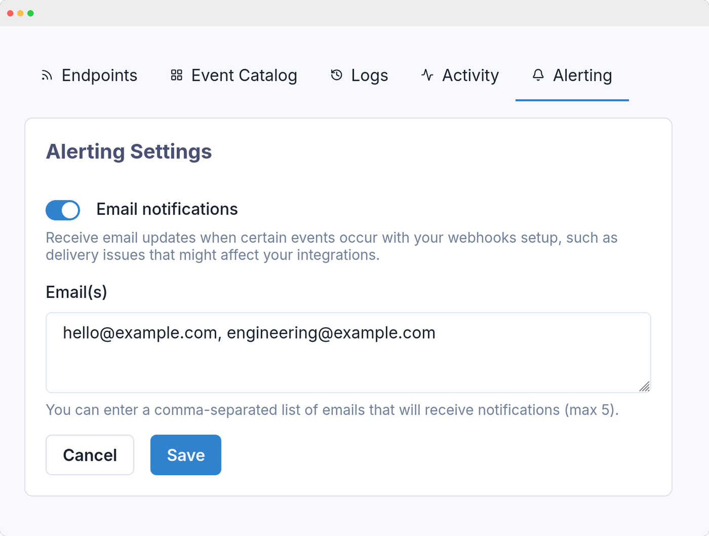 Multiple email addresses